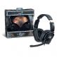 GX HS-G550 LYCHAS - Foldable gaming headset with swivel ear cups, 50mm neodymium driver units, gold-plated 3.5mm jack, individual volume control on each ear cup, Master in-line volume control and Mic mute, 2.5m cable length  + подарък тениска GX thumbnail 2